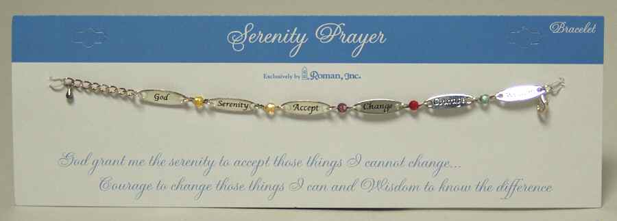 Roman Jewelry Serenity Prayer Bracelet - No Box by Roman-1