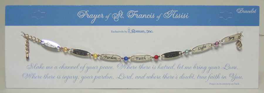 Roman Jewelry St Francis Of Assisi Bracelet - No Box by Roman-1