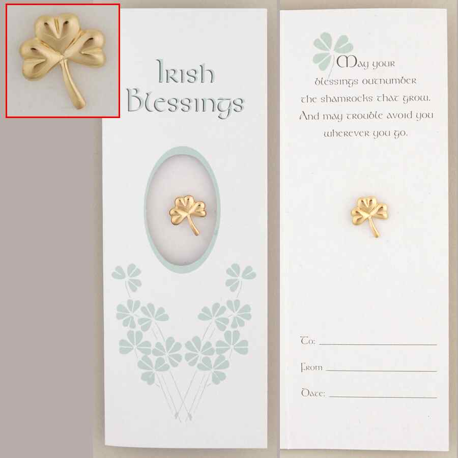 Roman Jewelry Shamrock Pin - No Box by Roman-1