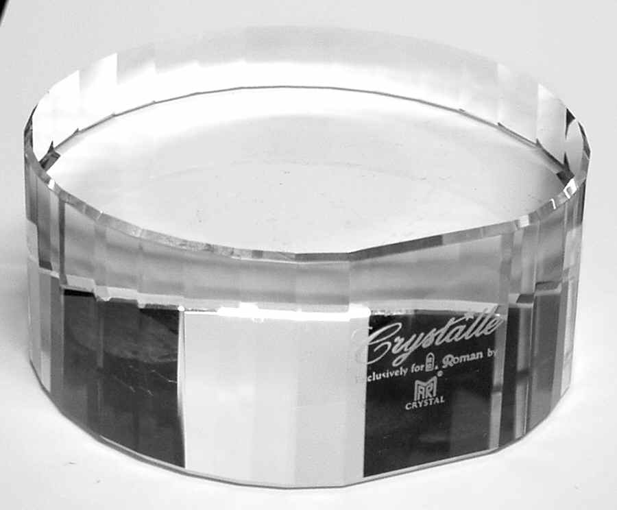 Crystalle Display Bases 3 7/8" Large Round Pedestal - No Box by Roman-1