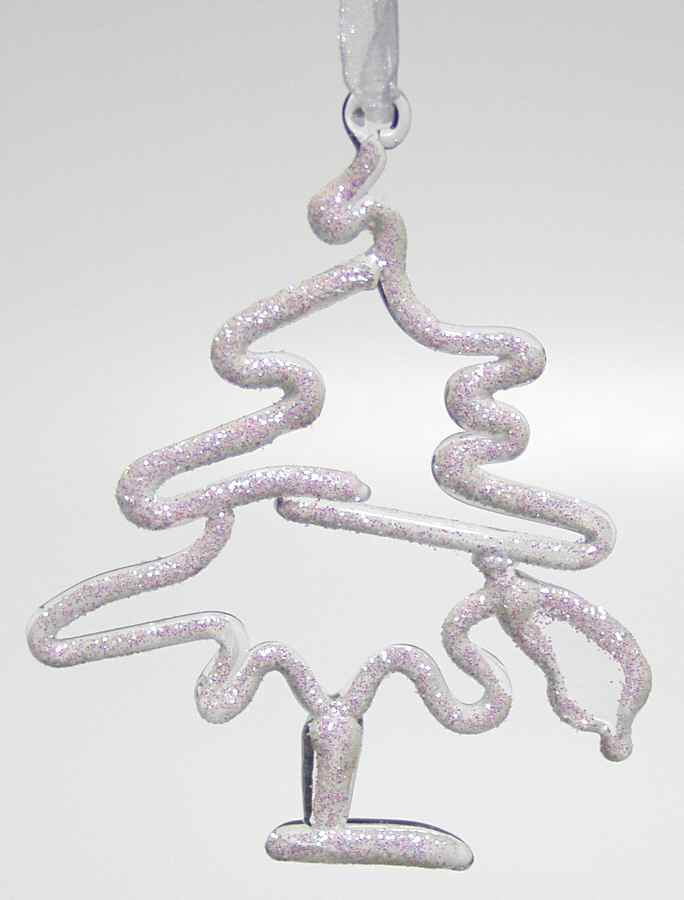 Winter Whisper Glass Tree Ornament - No Box by Roman-1