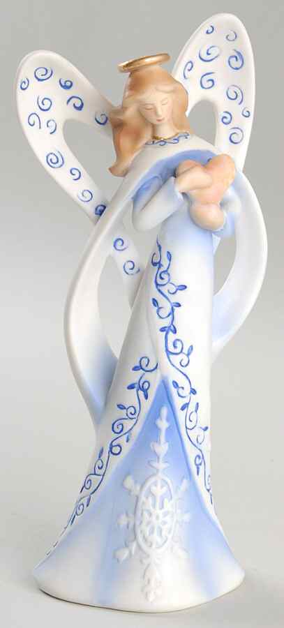 Winter Whisper Angel With Heart Figurine - No Box by Roman-1