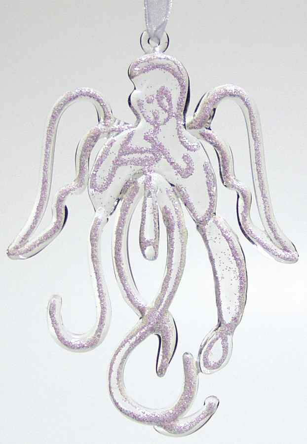 Winter Whisper Angel W/ Horn-Glass - No Box by Roman-1