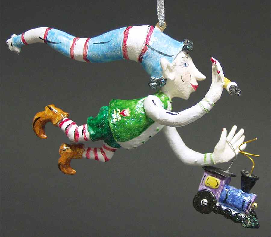 Karen's Fun House Elf With Train - No Box by Roman-1