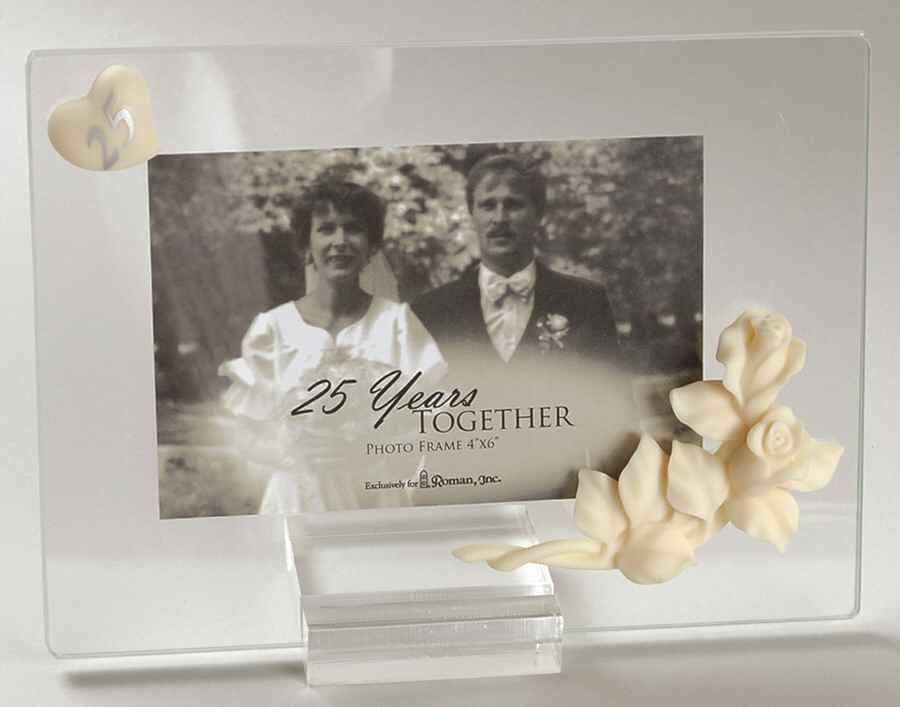 Roman Giftware 25th Anniversary Frame-Lasting Expressio - Boxed by Roman-1