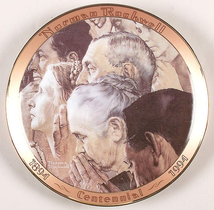 Rockwell Commemorative Stamps Freedom To Worship - No Box by Rockwell Society-1