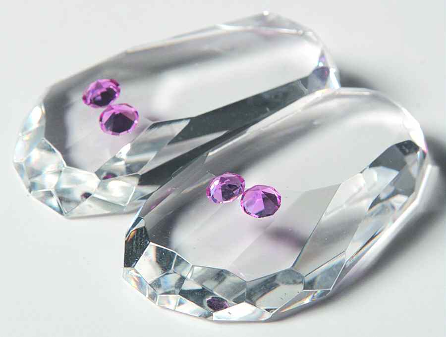 Crystalle-Birthstone Baby Shoes June - No Box by Roman-1