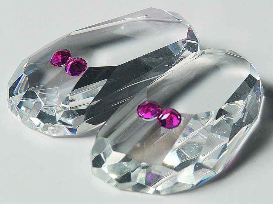 Crystalle-Birthstone Baby Shoes July - No Box by Roman-1