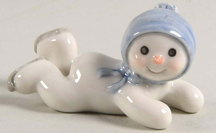 Winter Series Baby Arthur-Skating - No Box by Royal Copenhagen-1