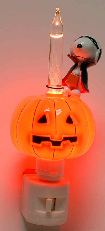 Roman Lights Night Light Snoopy Jack O' Lantern - Boxed by Roman-1