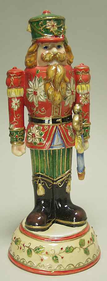 Cloisonne Collection Nutcracker-Deck The Halls - With Box by Roman-1