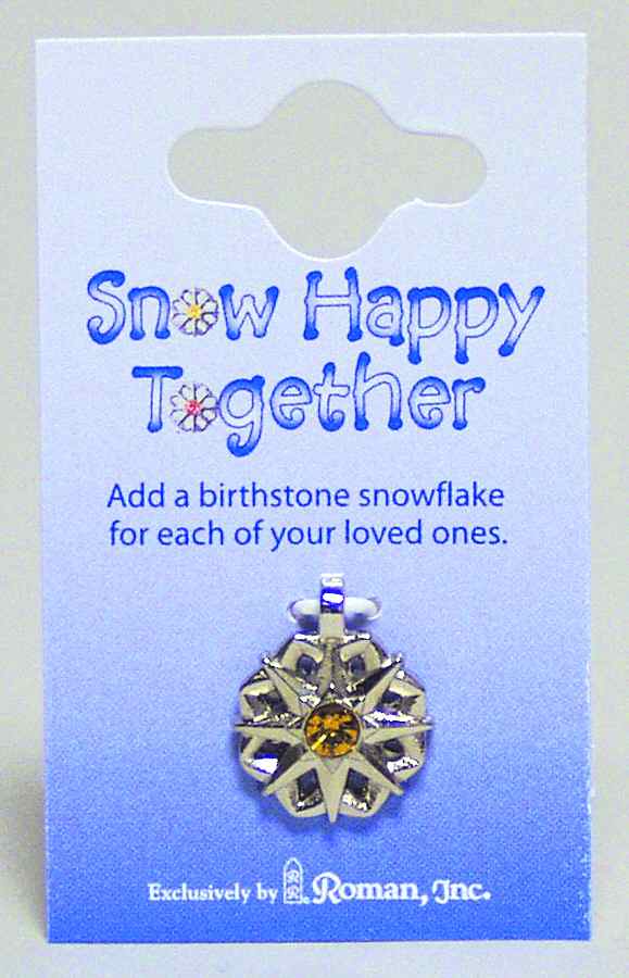 Snow Happy Together November-Charm - No Box by Roman-1