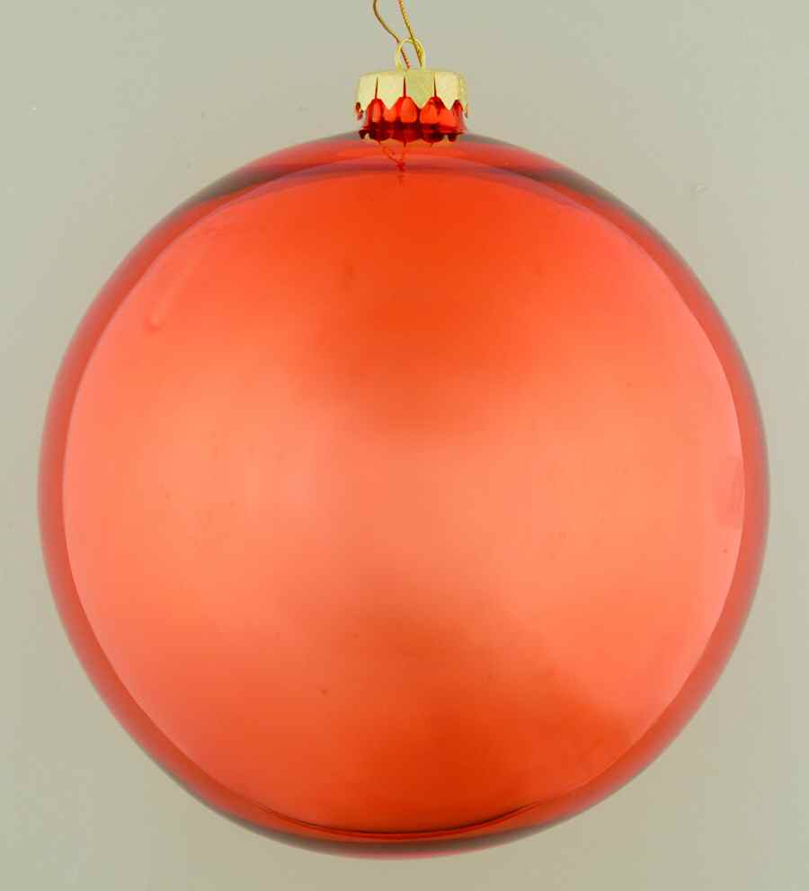 Colorworks-Henna Shiny 7" Ball Ornament - With Box by Roman-1