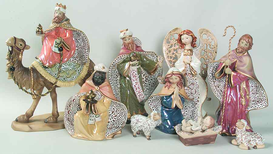 Origins Artisan Nativity 9 Piece Nativity Set - Boxed by Roman-1