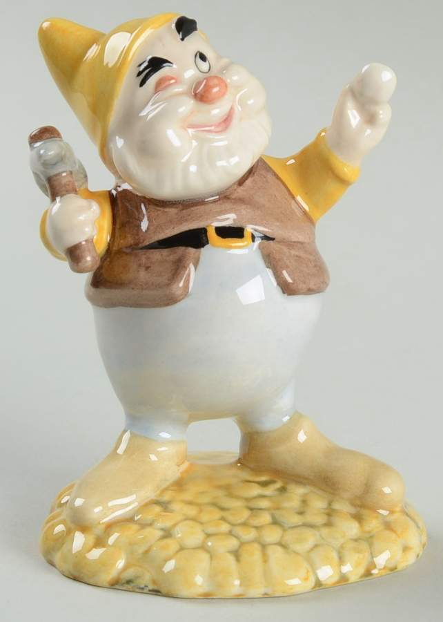 Snow White & the Seven Dwarfs Happy - Boxed by Royal Doulton-1
