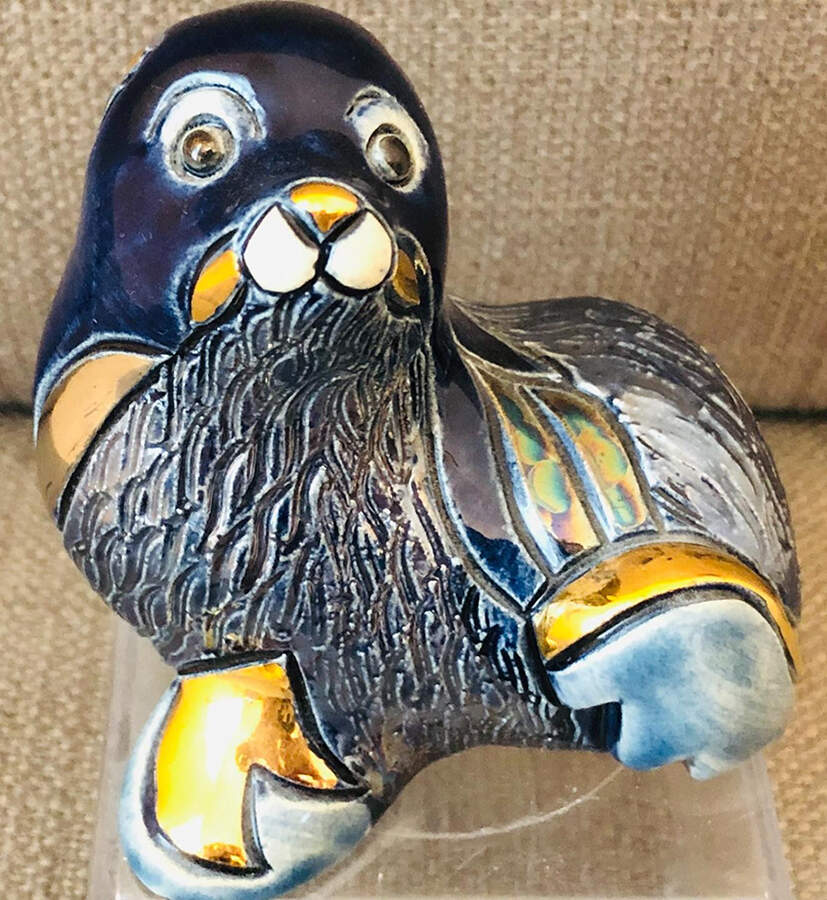 Rinconada Figurines Baby Seal - With Box by Artesania Rinconada-1