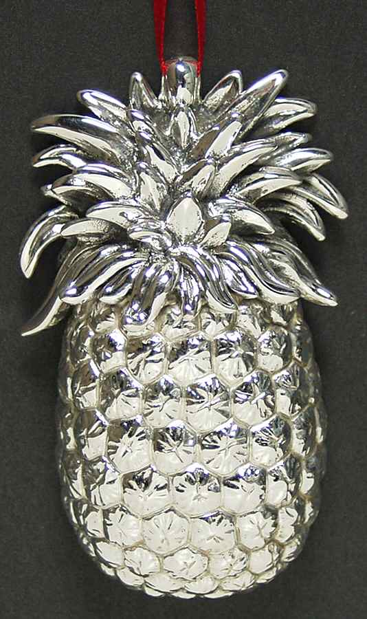 Williamsburg Sterling Ornament Pineapple - With Box by Reed & Barton-1