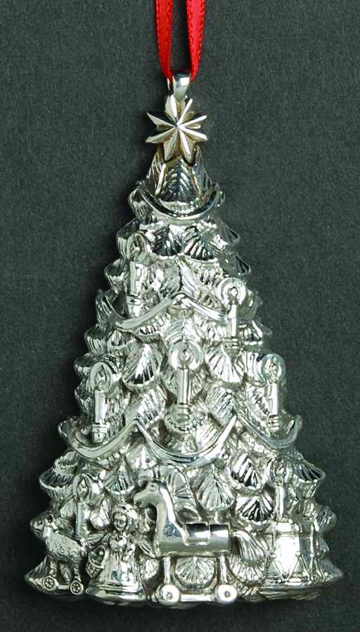Williamsburg Sterling Ornament Tree Of Toys - Boxed by Reed & Barton-1