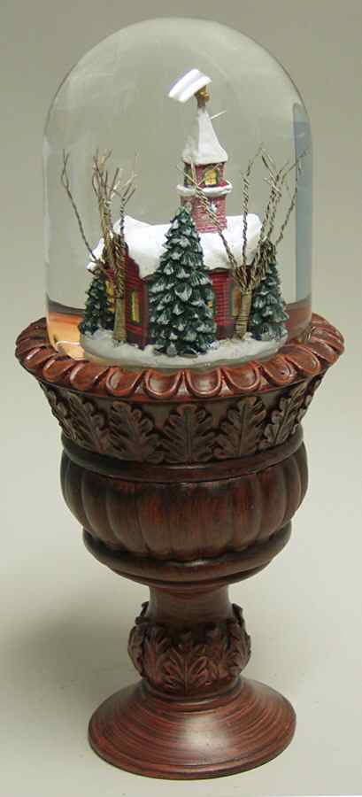 Glitterdomes Church-Silent Night - No Box by Roman-1
