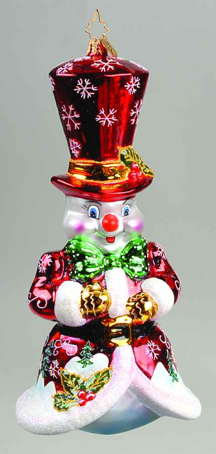 2005 Christopher Radko Ornaments Frosty Snowcaps - No Box by Christopher Radko-1