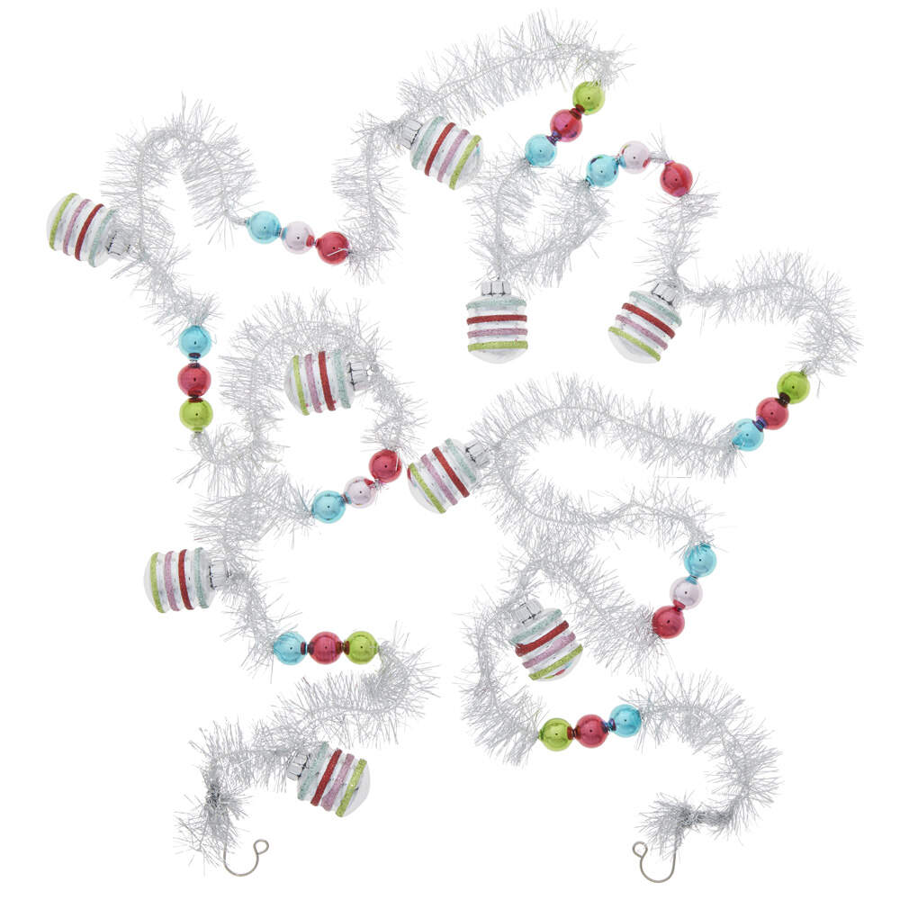 Shiny Brite Ornaments Festive Fete Shape Garland - Boxed by Christopher Radko-1