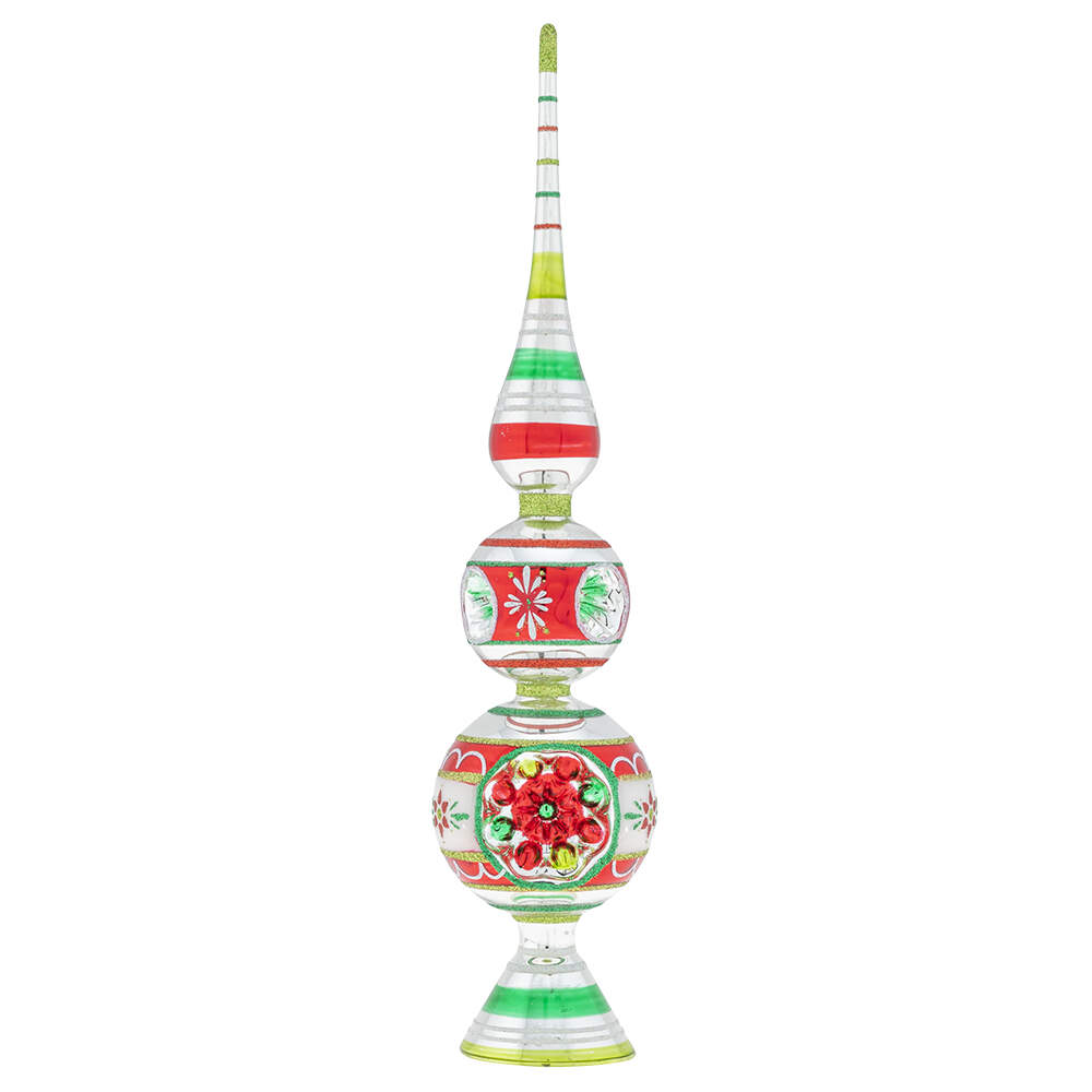 Shiny Brite Ornaments Finial Stand W/Reflectorholiday Splendor - Boxed by Christopher Radko-1