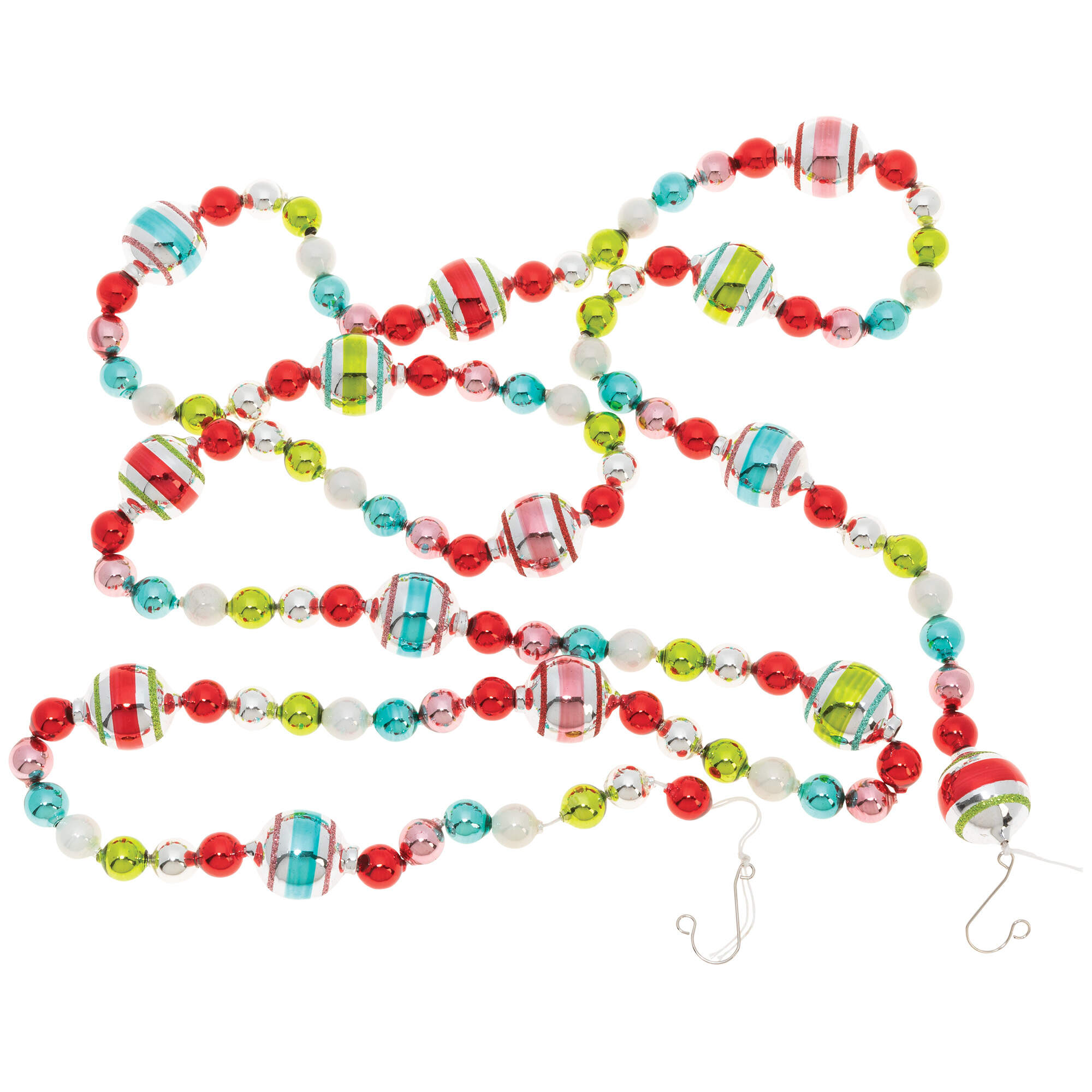 Shiny Brite Ornaments 7' Garland Festive Fete  - Boxed by Christopher Radko-1