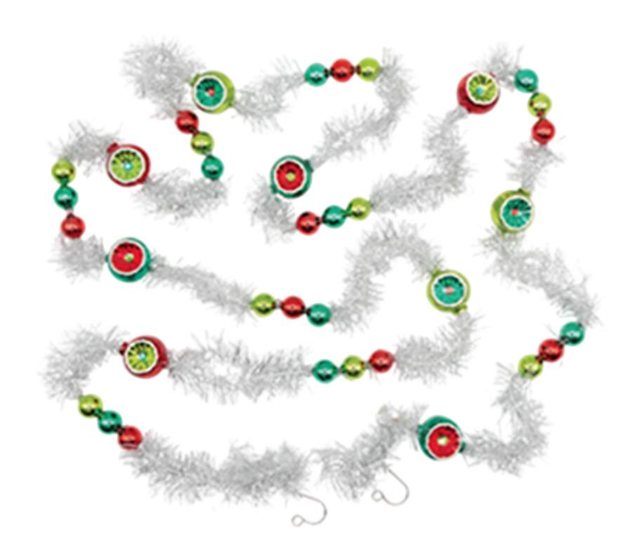 Shiny Brite Ornaments Tinsel Garland-Holiday Splendor - With Box Bx388 by Christopher Radko-1