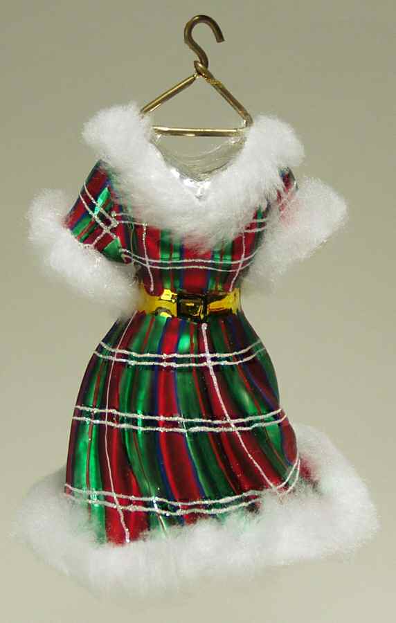 2006 Christopher Radko Ornaments All Dressed Up-Plaid - No Box by Christopher Radko-1