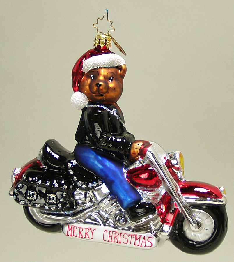 2006 Christopher Radko Ornaments Biker Bear - No Box by Christopher Radko-1