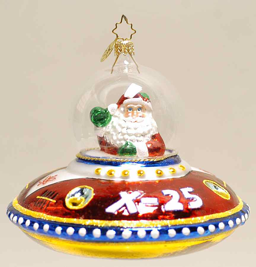 2006 Christopher Radko Ornaments Saucer Claus - No Box by Christopher Radko-1