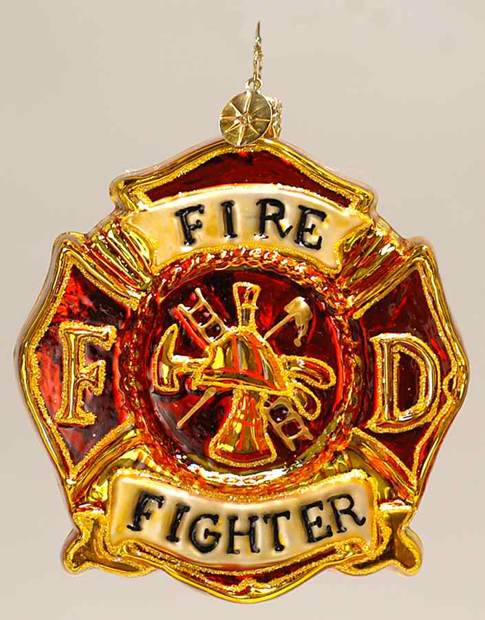 2006 Christopher Radko Ornaments The Bravest Shield - No Box by Christopher Radko-1
