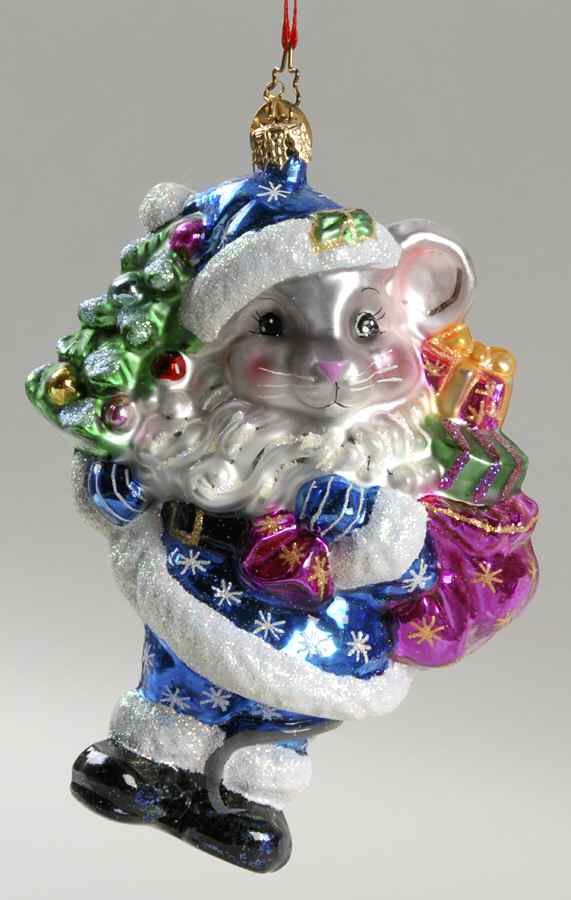 2006 Christopher Radko Ornaments Cozy Mouse Christmas - No Box by Christopher Radko-1