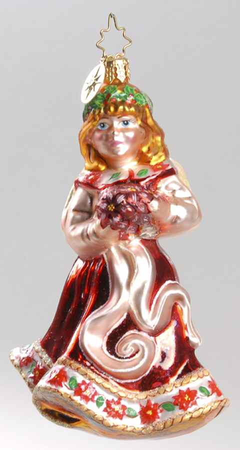 2006 Christopher Radko Ornaments Poinsettia Angel - No Box by Christopher Radko-1