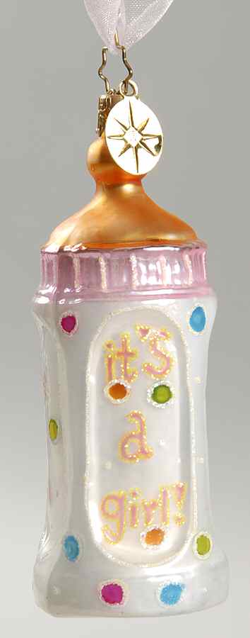 2006 Christopher Radko Ornaments Drinks On Me-It's A Girl - No Box by Christopher Radko-1