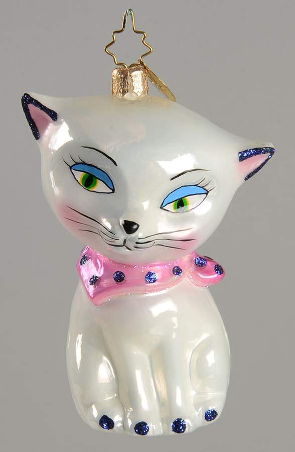 2006 Christopher Radko Ornaments If You Please-White Kitten - No Box by Christopher Radko-1