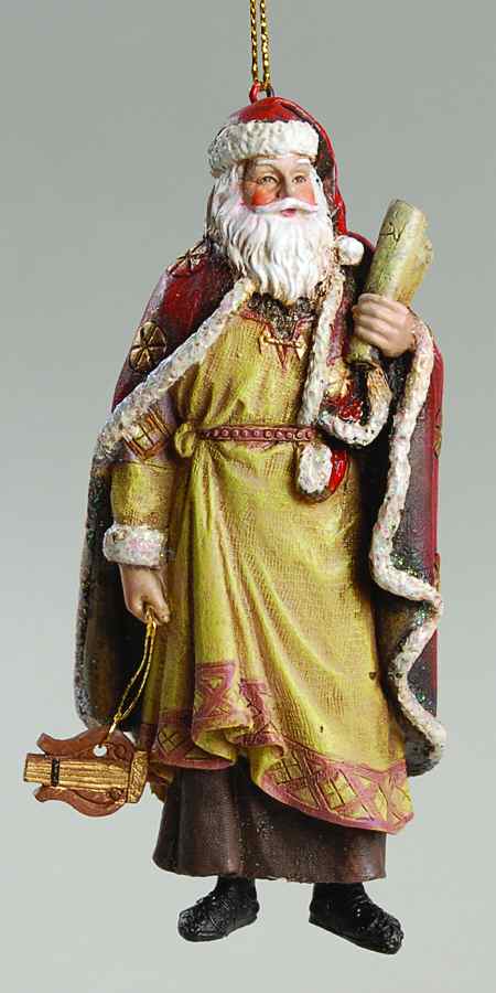 Santa's Wishes Joyeaux Noel Ornament - No Box by Roman-1