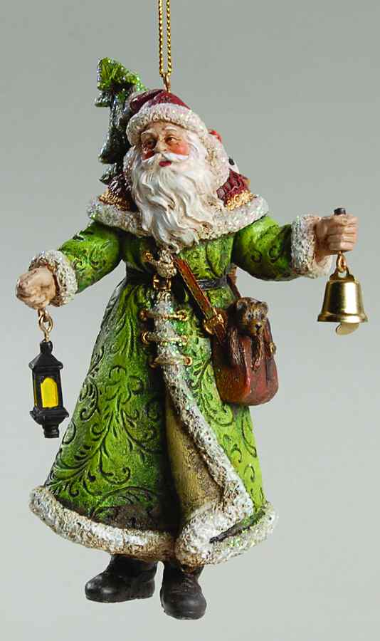 Santa's Wishes Light Keeper Ornament - Boxed by Roman-1