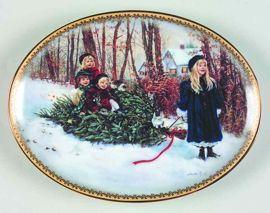 Sandra Kucks Winter Wonderland Bringing Home The Christmas Tree - No Box by Reco-1