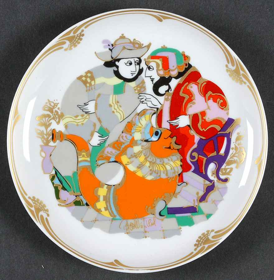 Golden Orient Motif #2 - Boxed by Rosenthal - Continental-1