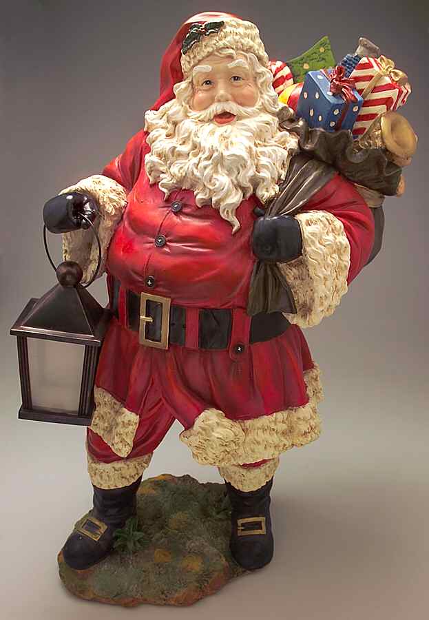 Shades of Christmas Past Santa With Lantern Figure - No Box by Roman-1
