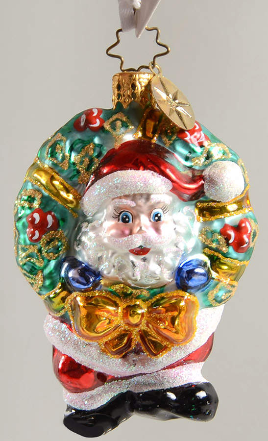 Santas I'Ve Been Framed Gem - No Box by Christopher Radko-1