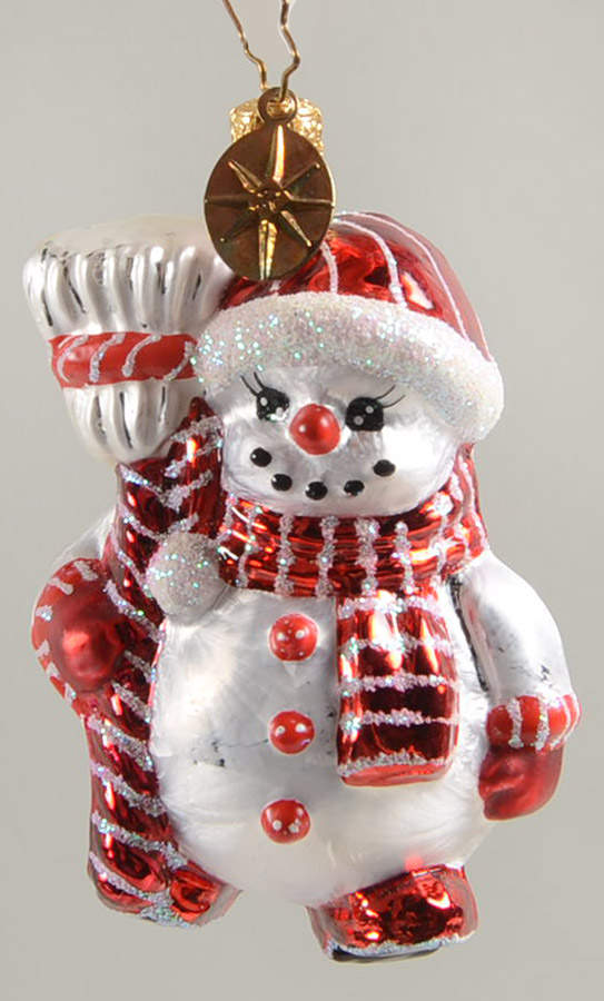Snowmen Jolly Jelly Roll Gem - No Box by Christopher Radko-1