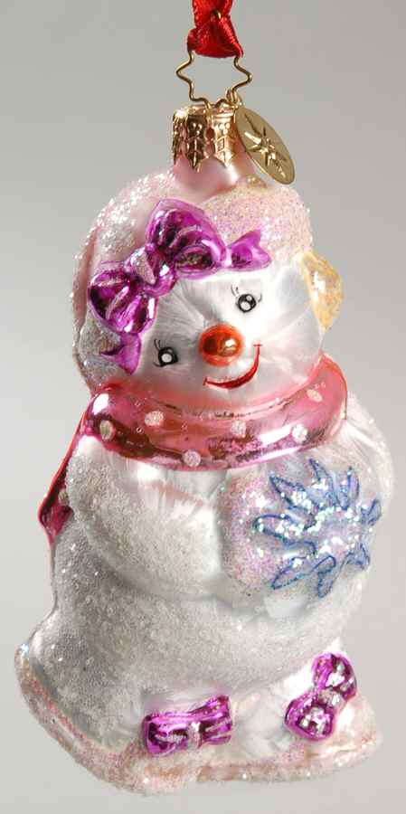 Snowmen Snow Flirts-Girl - No Box by Christopher Radko-1