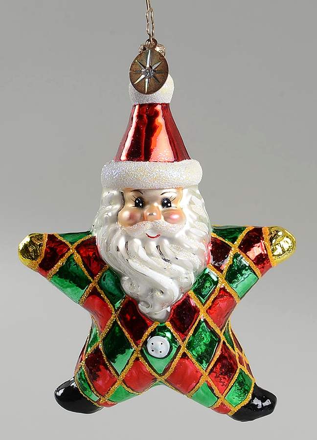 Santas Santa Star - No Box by Christopher Radko-1