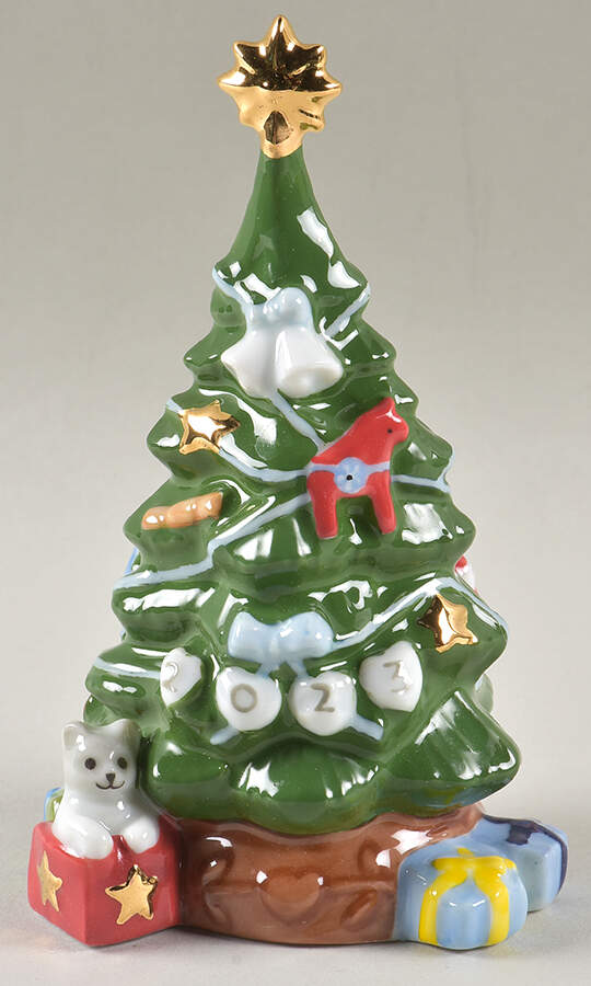 Annual Christmas Tree 2023-Tree With Gifts - No Box by Royal Copenhagen-1