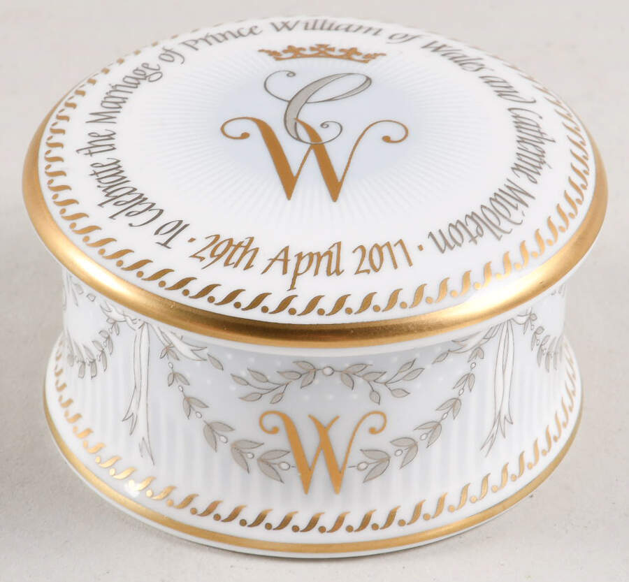Royal Collection Royalty Giftware Marriage Of William & Catherine Box - No Box by Royal Collection-England-1