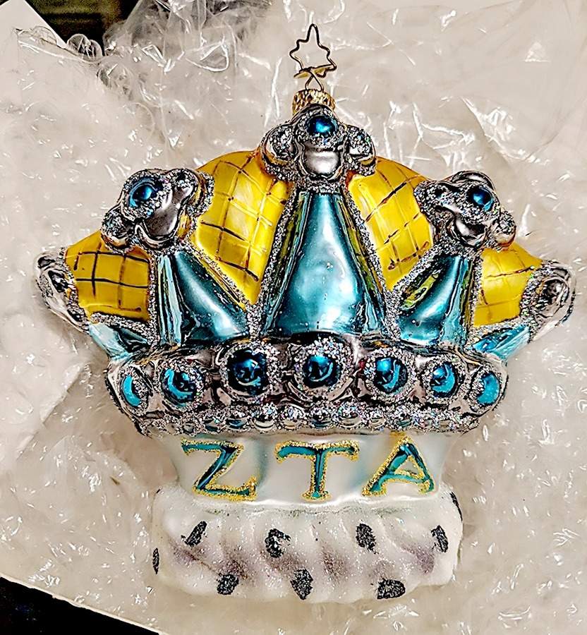 Fraternity-Sorority Zeta Tau Alpha - No Box by Christopher Radko-1