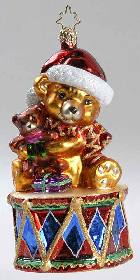 Bears Cubby Cuddle Drum - No Box by Christopher Radko-1