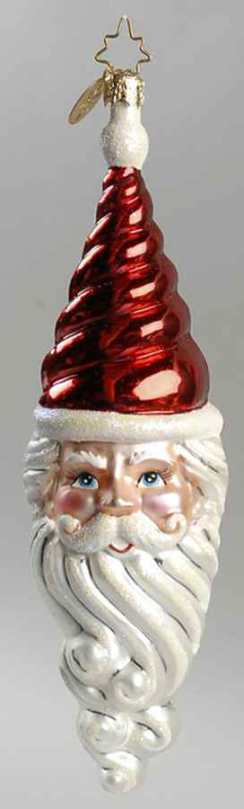 Santa-Heads Whirl 'N' Twirl Nicholas - No Box by Christopher Radko-1